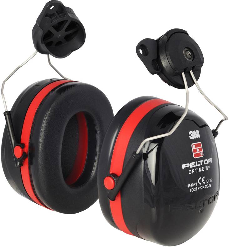 3M Peltor Optime III Hearing Protection Helmet - Kuulosuojaimet Kypärään Passiiviset - H540P3E - 1