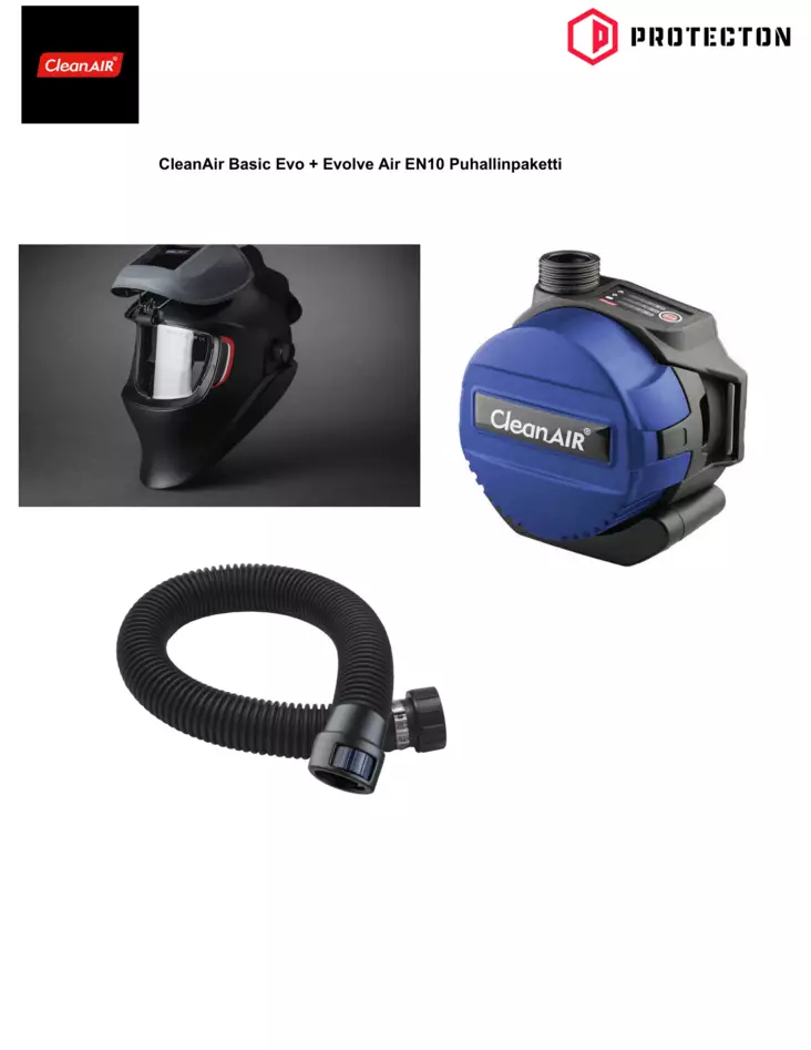 Puhallinpaketti Basic Evo+ Evolve Air - Moottoroidut puhallinsuojaimet - BASIC_EVOLVE - 1