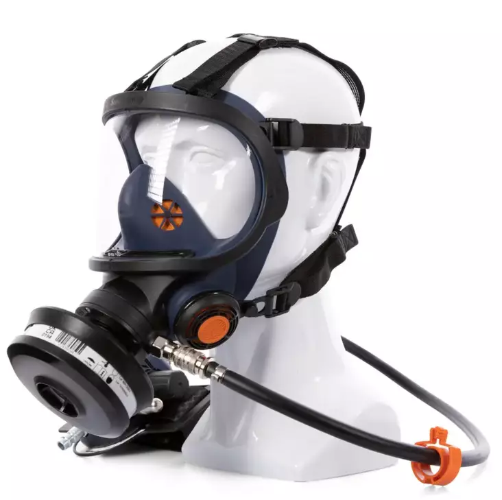 Sundström SR 200 Airline full face mask with hose compressed air - REUSABLE FULL MASKS - SR200AIRLINE - 1