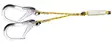 Safetop Supermaxi liitosköysi 1,8mx2 - Henkilövarmistimet max 2m - 80229J - 1
