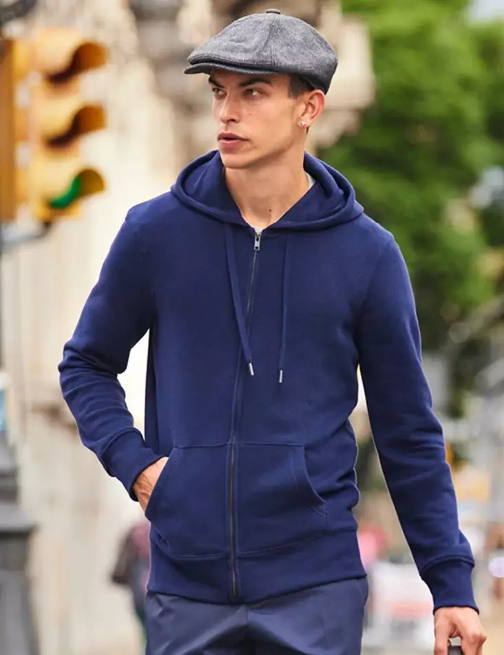 B&C King Miesten vetoketjuhuppari - Hupparit - WU03K - 1