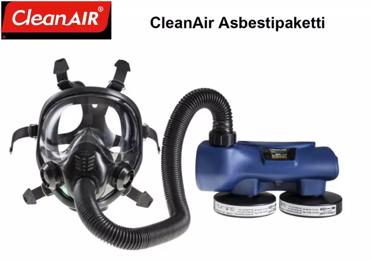 CleanAIR Shigematsu Asbesti Paketti - Moottoroidut puhallinsuojaimet - CA-Asbest-Pack - 1