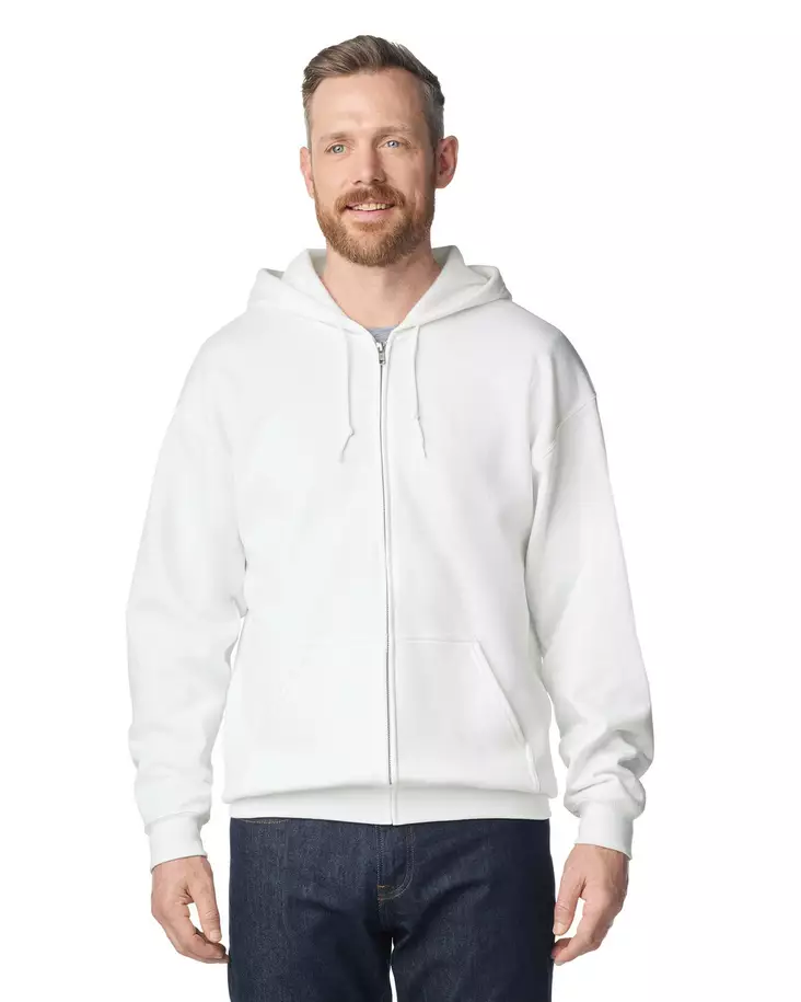 Gildan G18600 Full-Zip Hoodie - Hoodies with and without zipper | Protecton - 18600BLACK - 1