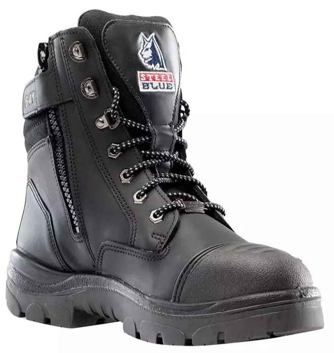 Steel Blue Southern Cross ZIP S3 turvakenkä musta - Turvavarsikengät ja maiharit - 392661-BLACK - 1