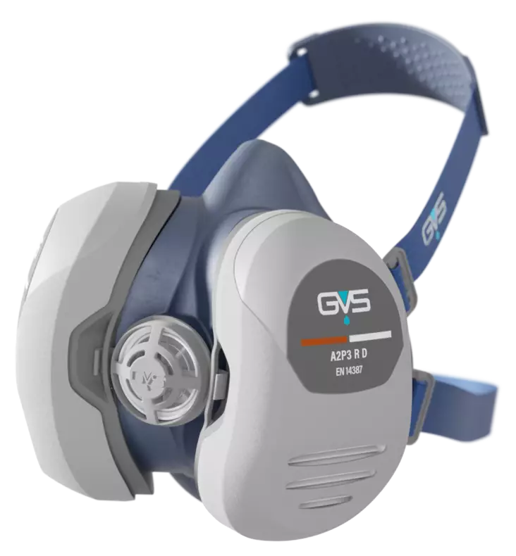 GVS Elipse A2P3 RD Puolinaamari - Tehokas suoja kaasuilta ja hiukkasilta - Puolinaamarit - SPR223L - 1
