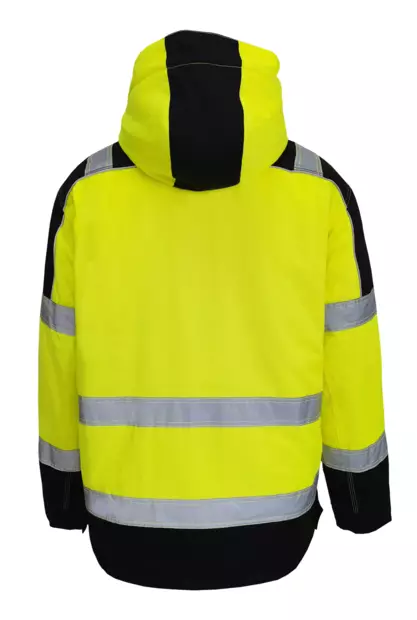 Vizwell Olso Hi-Vis Winter Jacket - High Visibility Winter Jackets EN ISO 20471 Class 1–3 - VW-OSLO - 2