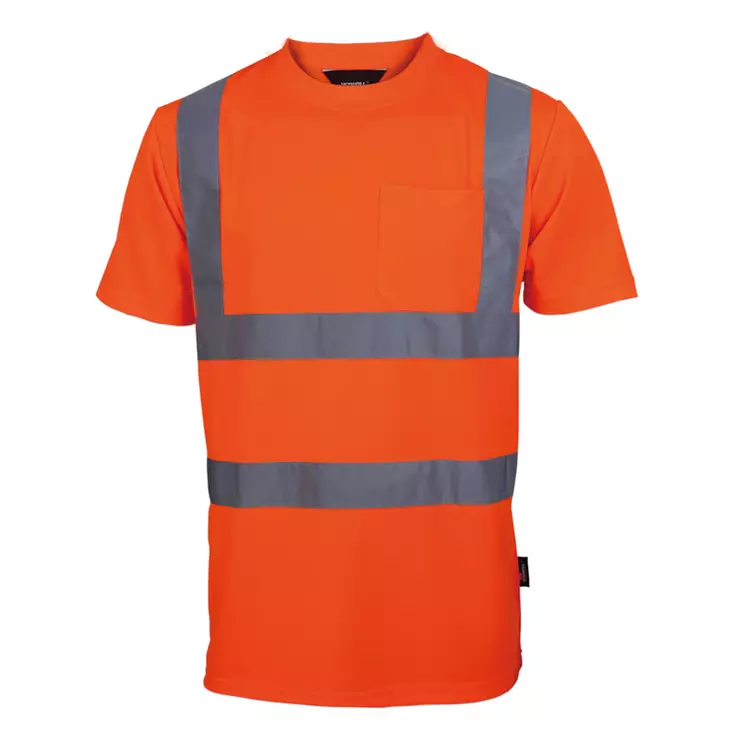Vizwell VWTS01 Hi-Vis T-Shirt Orange - HIVIS SHIRT - VWTS01BO - 1
