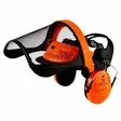 3M Peltor metsurin suojavisiiripaketti G500 Oranssi - Kasvosuojat - G500V5CH510-OR - 3