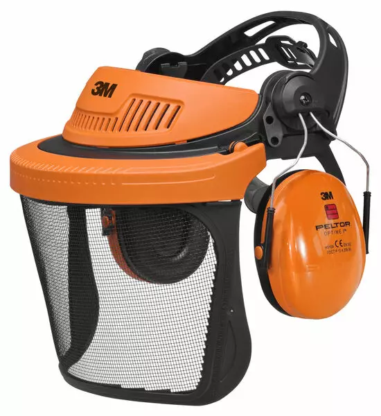 3M Peltor metsurin suojavisiiripaketti G500 Oranssi - Kasvosuojat - G500V5CH510-OR - 1