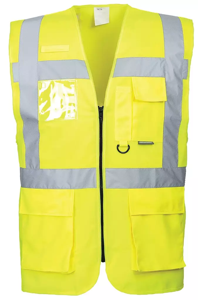 Portwest S476 Hi-Vis Vest with pockets - HIVIS VEST - S476 - 1