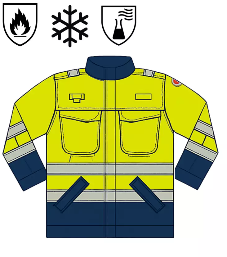 Dapro Multinorm FR Winter Jacket with chemical protection - FLAME RESISTANT JACKETS - C4-A-2-WINTEJACKET - 1