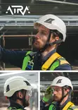 Ulosvedettävällä Visiirillä - SAFETY HELMETS FOR WORKING - ATRA50V - 3