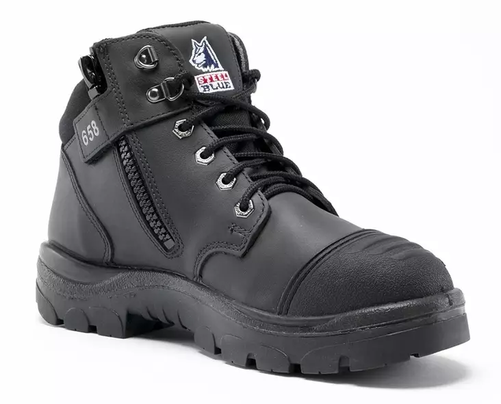 STEEL BLUE Turvakenkä PARKES ZIP - BLACK TPU SC S3 - Turvanilkkurit - 392658-BLKV - 1