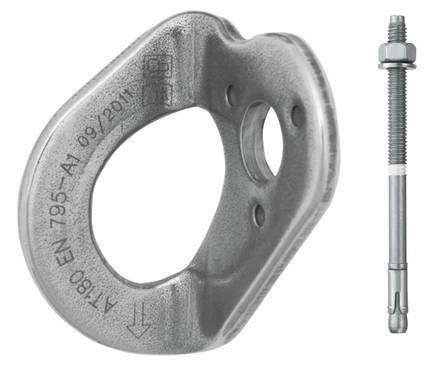 Permanent anchor plate AT180 with bolt - Ankkurointipisteet - AT180_SCREW - 1