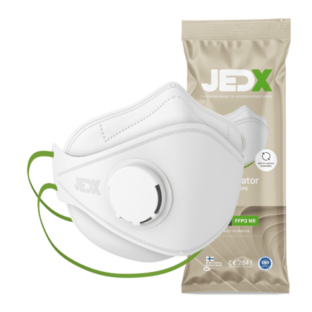 Hiukkassuojain JedX FFP3 NR Venttiilillä - Hiukkassuojaimet - 3805W - 1