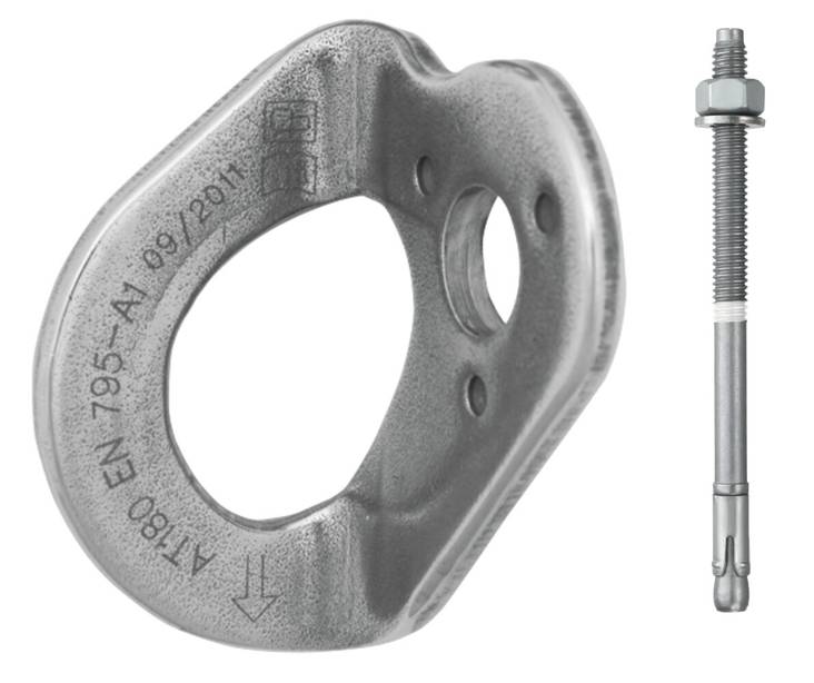 Permanent anchor plate AT180 with bolt - Ankkurointipisteet - AT180_SCREW - 1