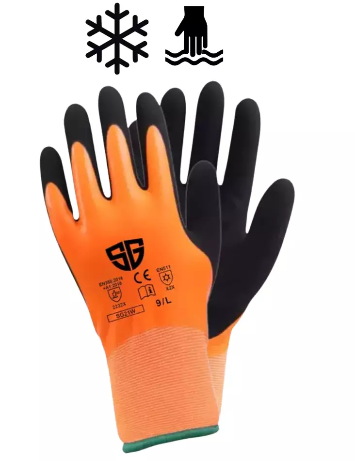 SG 21W Suojakäsine Vedenpitävä Thermo Plus - Talvityökäsineet - SG21W - 1