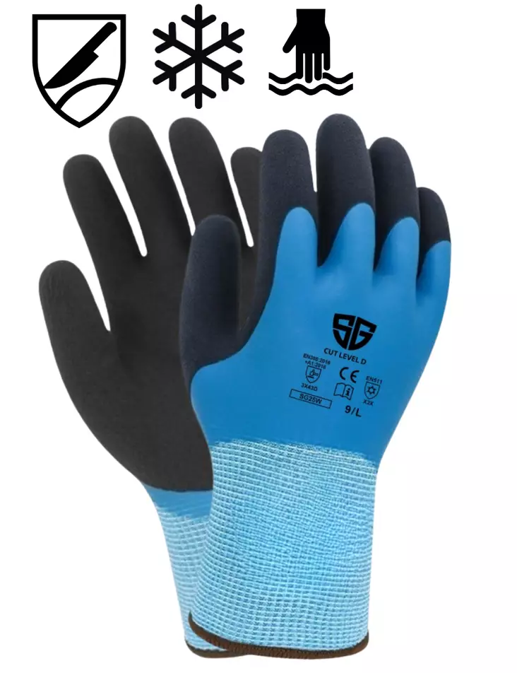 SG25W Waterproof winter cut resistant glove CUT D - Viiltosuojakäsineet - SG25W - 1