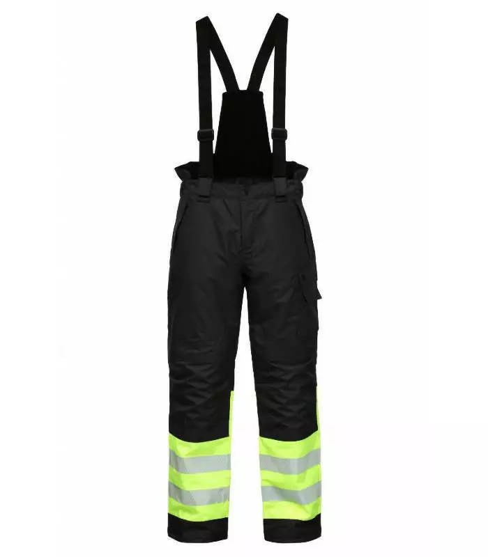 Bosafety Oxford Hi-Vis Winter Trousers Class 1- Waterproof, Warm & Durable Work Pants - WINTER TROUSERS - FB-8936OX - 1