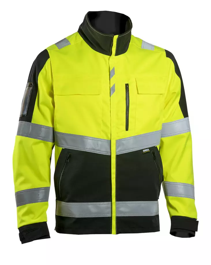 Dimex 6133 Stretch Hi-Vis Jacket LK2 D-Mit - JACKETS HIVIS - 6133X - 1