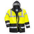 S466 Hi-Vis Winter Jacket waterproof lk3 - High Visibility Winter Jackets EN ISO 20471 Class 1–3 - S466YGY - 2