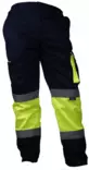 Vizwell VWTC17 Hi-Vis Pants LK1 yellow - HIVIS TROUSERS - VWTC17Y - 3