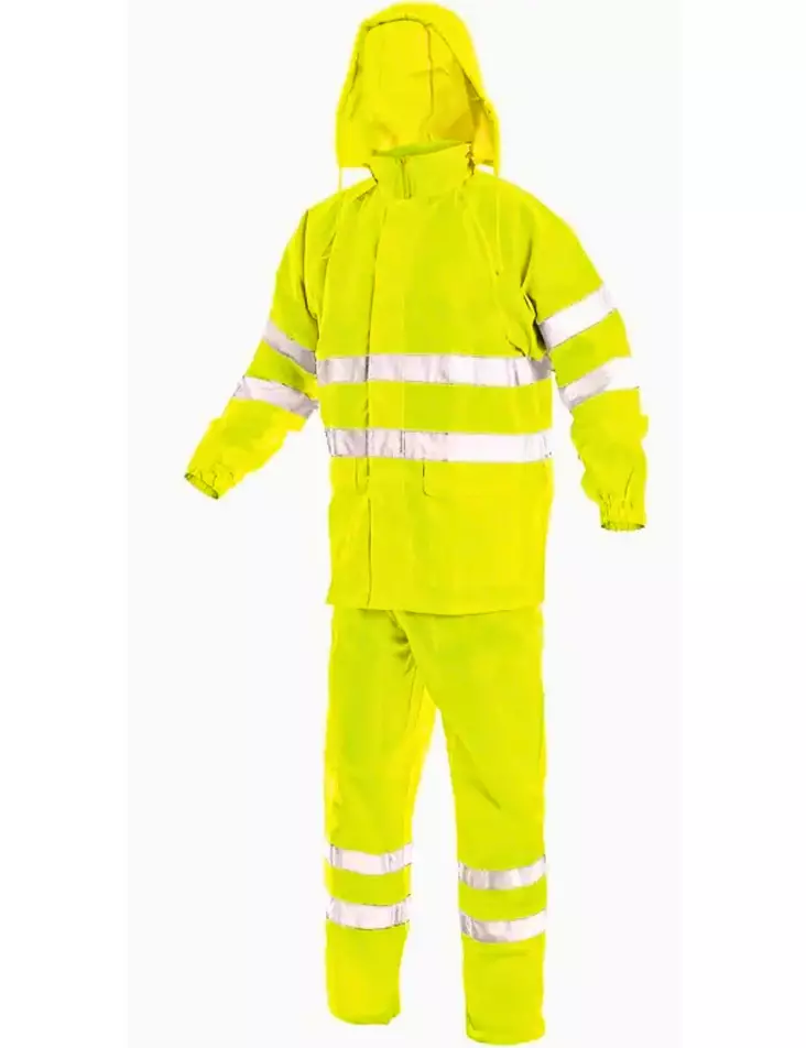 Vizwell Hi-Vis Rainsuit PUCL3 Yellow - Sadeasut - VWJK6768Y - 1
